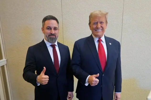 Santiago Abascal y Donald Trump