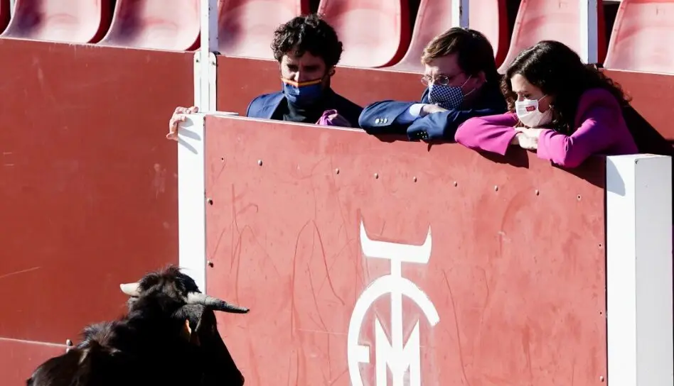 Ayuso en los toros