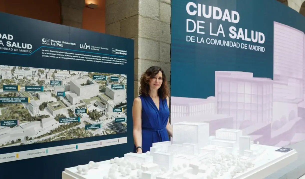 Ayuso y el proyecto de la Ciudad de la Salud