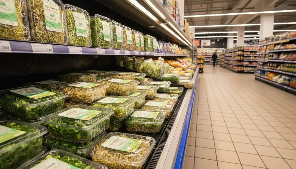  Brotes germinados con alerta de Salmonella en Carrefour que debes evitar para proteger tu salud &mdash; Imagen generada por IA 