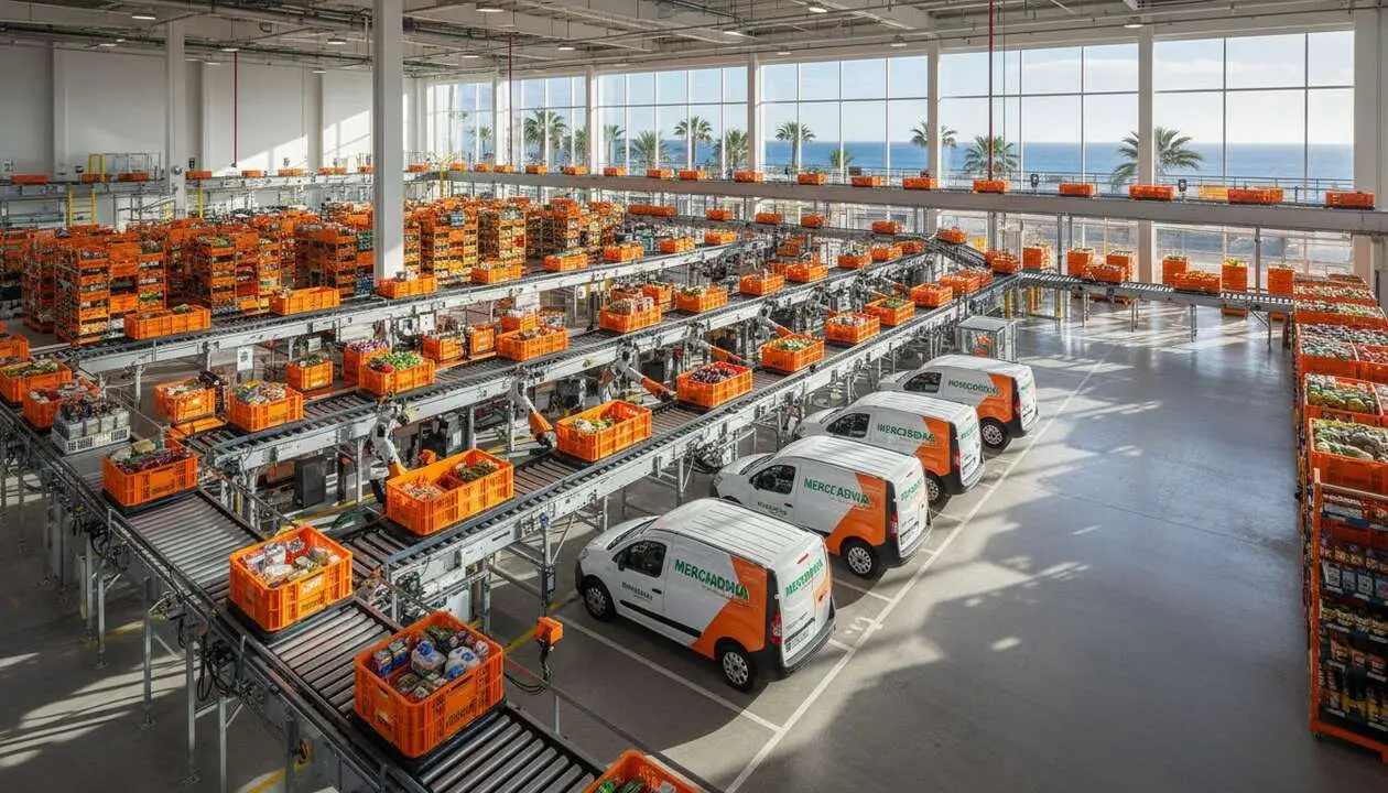  Mercadona lanza en Baleares una innovadora colmena online para revolucionar la compra digital de alimentos &mdash; Imagen generada por IA 