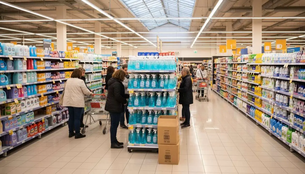  Producto viral de limpieza en Mercadona que mejora la limpieza del hogar de forma r&aacute;pida y eficaz &mdash; Imagen generada por IA 