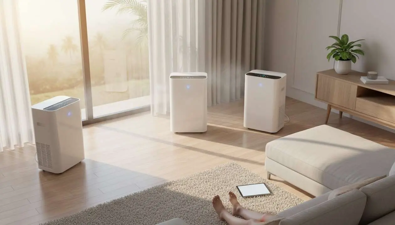  Climatizadores Leroy Merlin con conexi&oacute;n WiFi ideales para refrescar tu hogar en verano de forma eficiente &mdash; Imagen generada por IA 