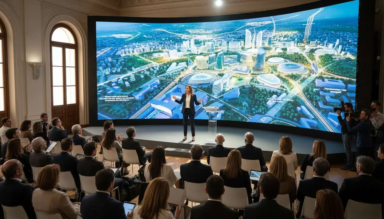  Isabel Ayuso presenta su audaz plan para transformar Madrid y mejorar la ciudad en 2026 con nuevas iniciativas &mdash; Imagen generada por IA 