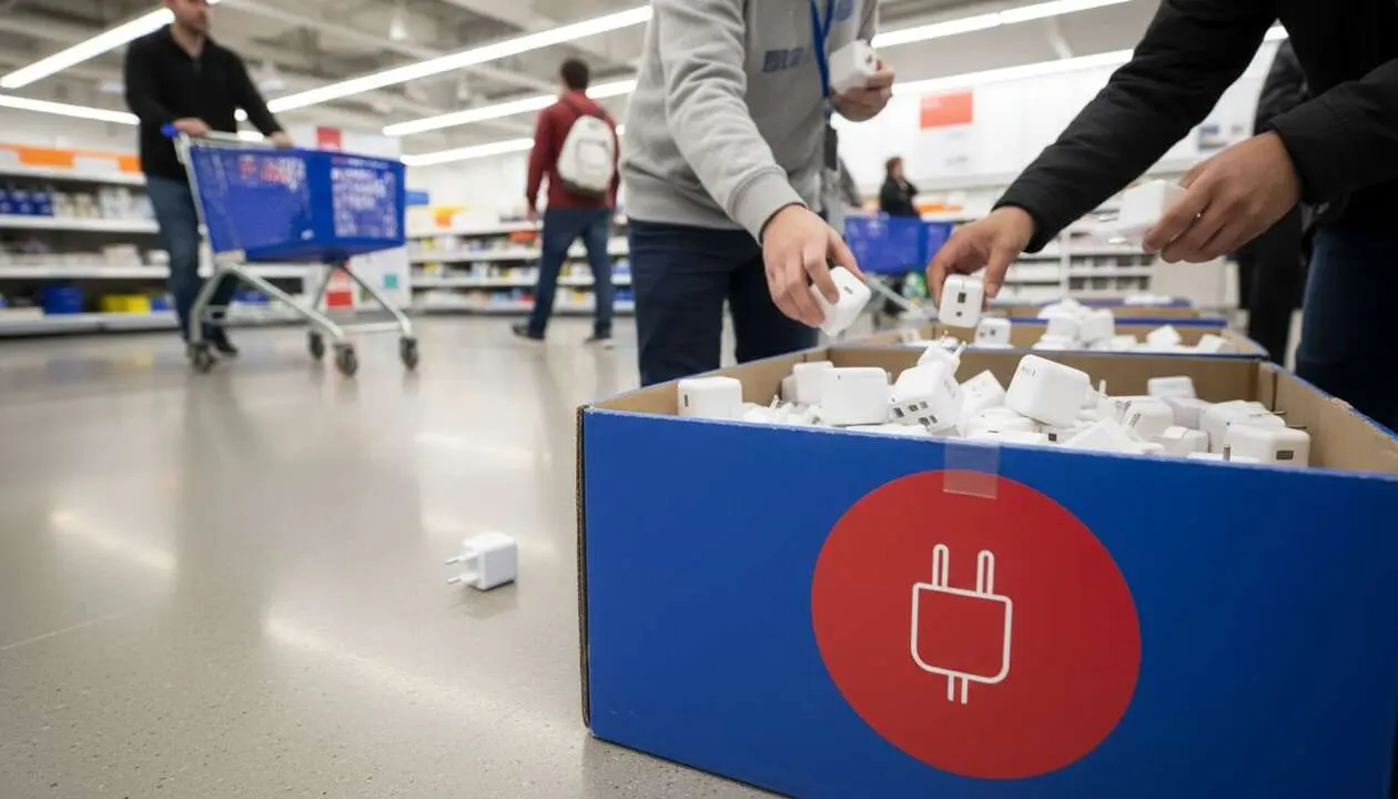  Enchufe inteligente de Ikea en oferta por solo 6,99 euros, liquidaci&oacute;n hasta fin de stock disponible &mdash; Imagen generada por IA 