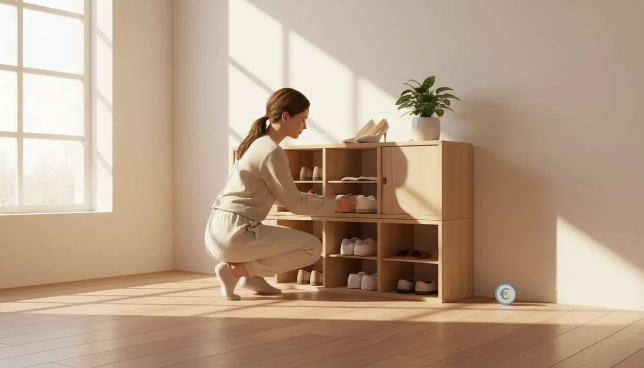  Zapatero Ikea econ&oacute;mico por 1 euro para ahorrar espacio y dinero en tu hogar de forma pr&aacute;ctica &mdash; Imagen generada por IA 