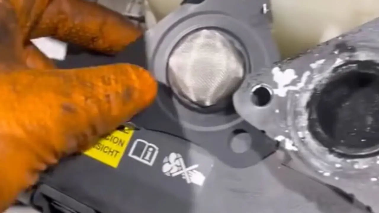 El filtro de la EGR de este Nissan