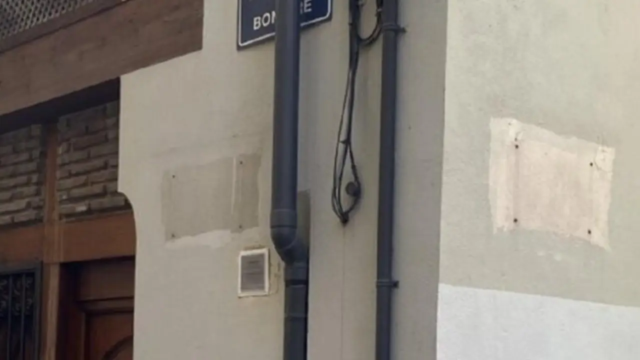 El cartel del restaurante