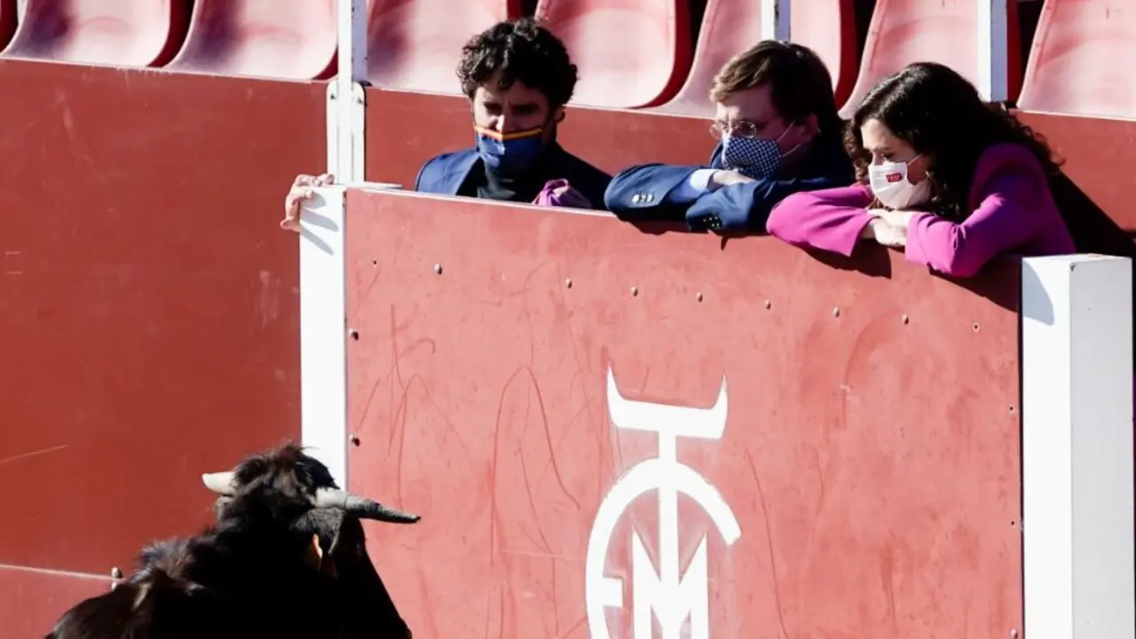 Ayuso en los toros