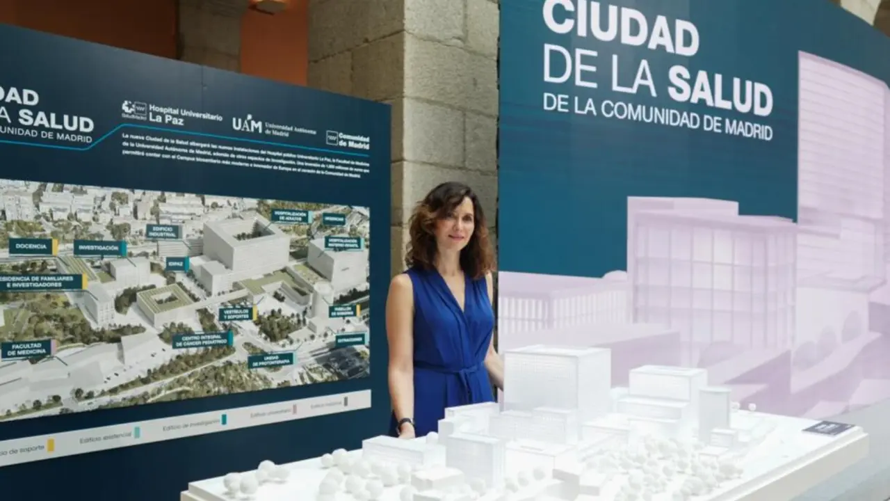 Ayuso y el proyecto de la Ciudad de la Salud