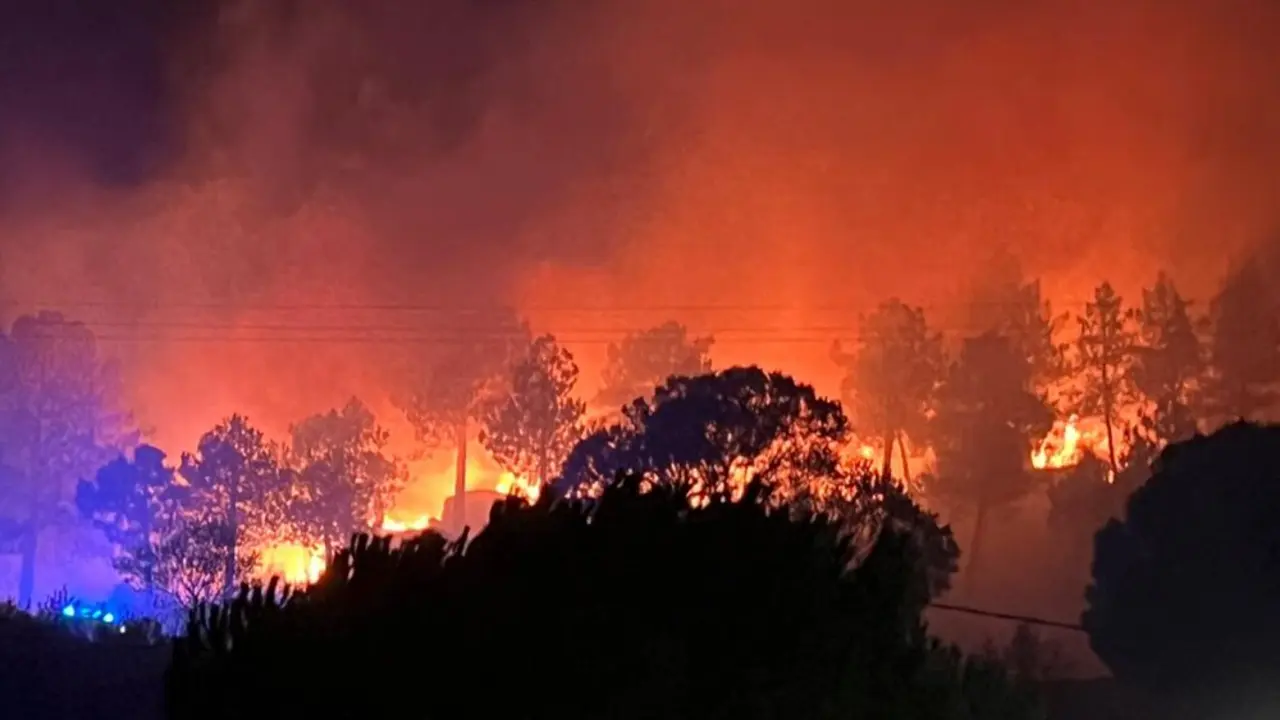 Incendio Collado Mediano