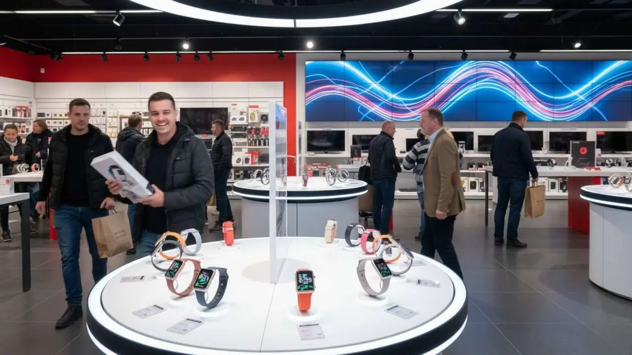  MediaMarkt ofrece la Watch Series 11 al mejor precio hist&oacute;rico en una oferta r&eacute;cord para los amantes de la tecnolog&iacute;a &mdash; Imagen generada por IA 