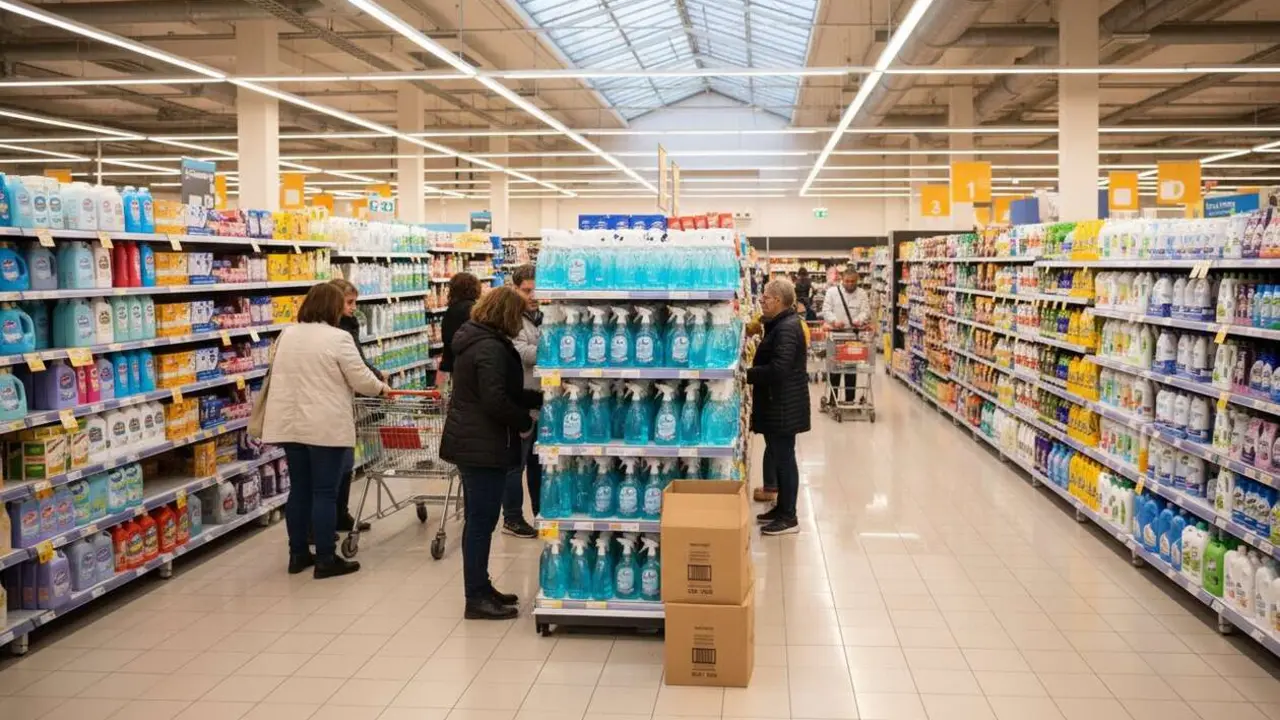  Producto viral de limpieza en Mercadona que mejora la limpieza del hogar de forma r&aacute;pida y eficaz &mdash; Imagen generada por IA 