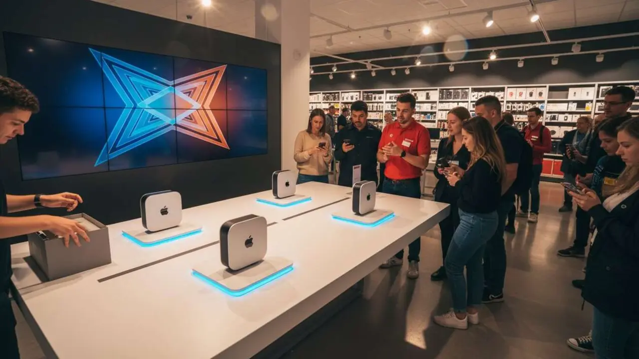  Mac mini M4 en oferta exclusiva de MediaMarkt con precio especial por tiempo limitado &mdash; Imagen generada por IA 