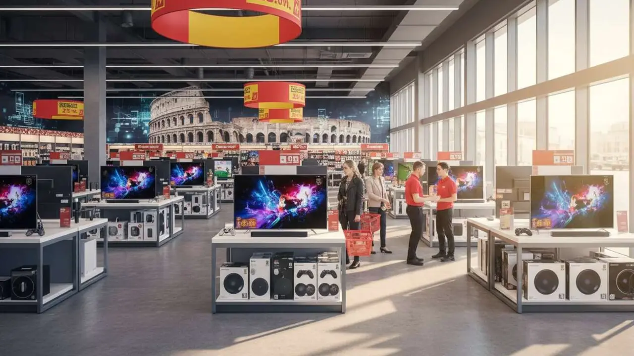  Ofertas exclusivas de MediaMarkt para aprovechar antes del emocionante torneo Roma 2026 y renovar tu tecnolog&iacute;a &mdash; Imagen generada por IA 