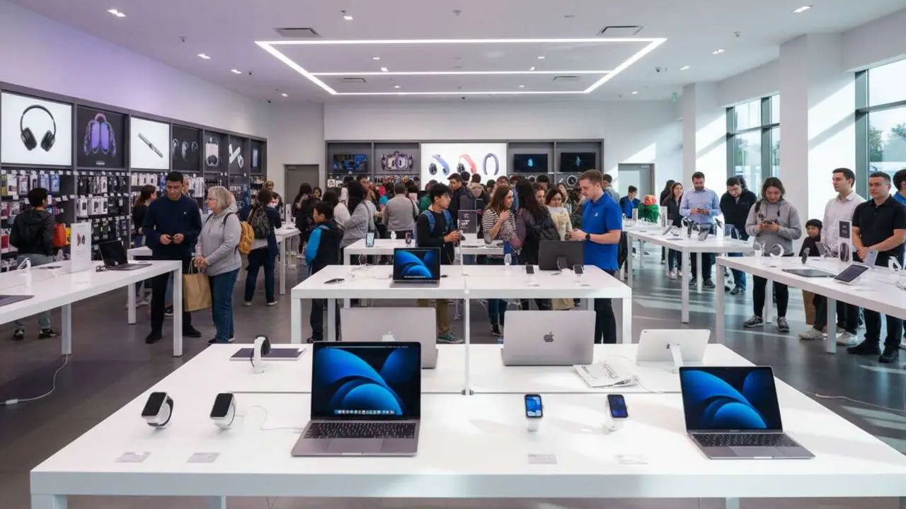  Ofertas exclusivas de productos Apple en Fnac este mayo con descuentos imperdibles para todos los fans de la tecnolog&iacute;a &mdash; Imagen generada por IA 