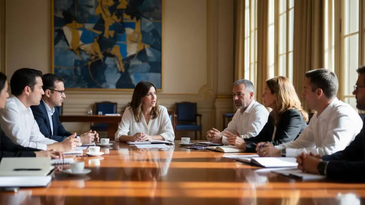  La presidenta Ayuso presenta un plan para resetear Espa&ntilde;a que genera debate y opiniones divididas en la sociedad &mdash; Imagen generada por IA 