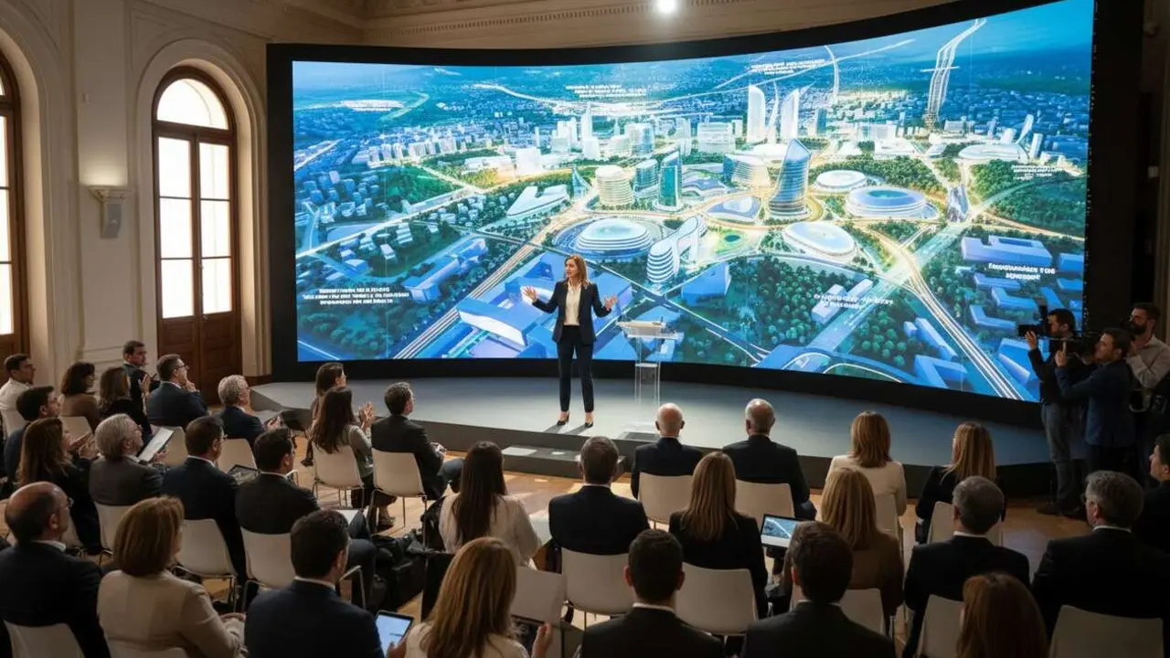  Isabel Ayuso presenta su audaz plan para transformar Madrid y mejorar la ciudad en 2026 con nuevas iniciativas &mdash; Imagen generada por IA 