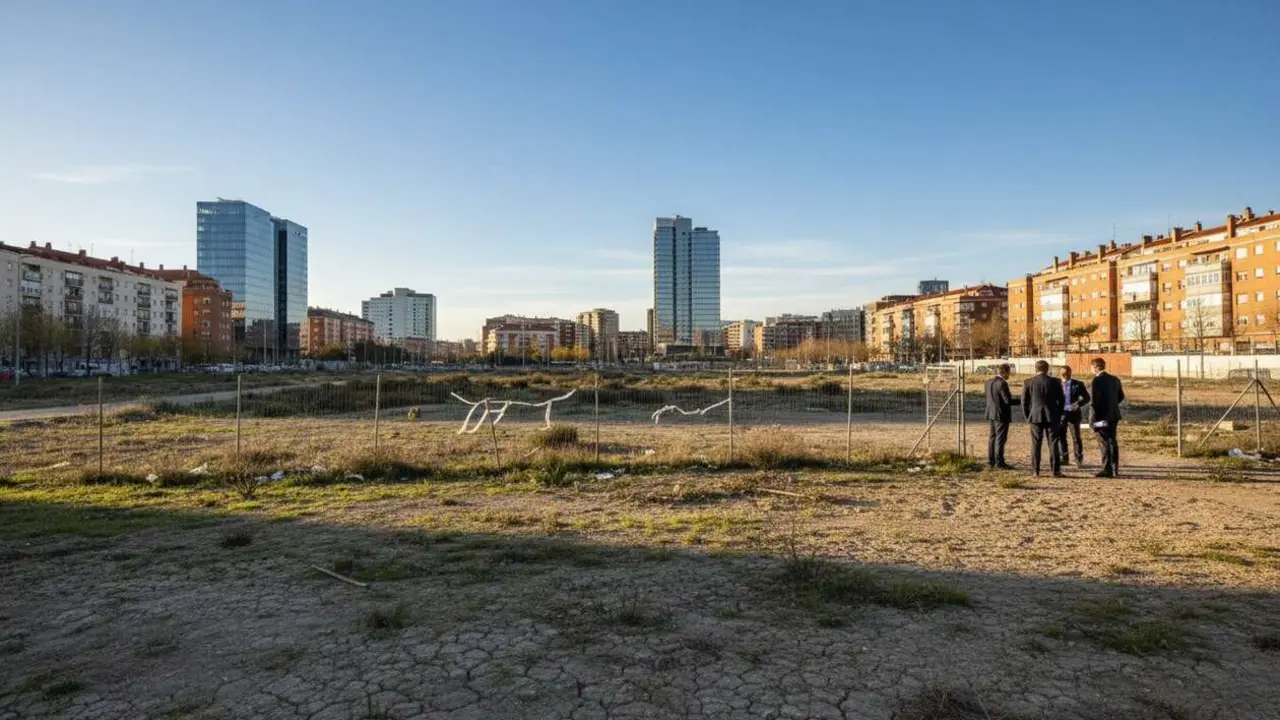  Parcelas pol&eacute;micas vendidas por Almeida por 660.000 euros que generan debate en la ciudad &mdash; Imagen generada por IA 
