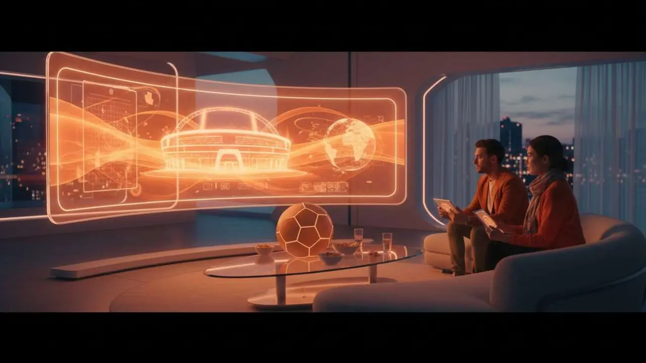  Nueva oferta de Orange con canales exclusivos para disfrutar del Mundial 2026 en alta definici&oacute;n y sin interrupciones &mdash; Imagen generada por IA 
