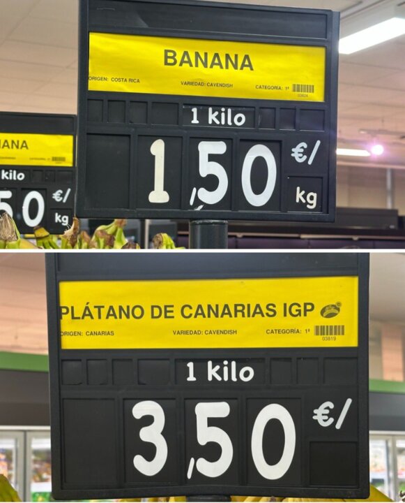 La diferencia de precios